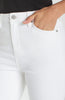 Lucy high rise bootcut bright white by Liverpool