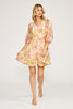 Alexis belted dress multi floral by Lucy Paris