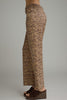 Zebra print wide leg pants by Entro