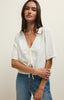La Belle linen top white by Z Supply