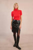 Short sleeve turtleneck red by Molly Bracken