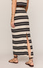 Gail striped jersey midi skirt by Z Supply
