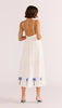 Isadora embroidered midi dress by Mink Pink