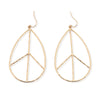 Lilah earrings gold by Leslie Curtis
