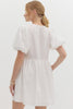 Ribbon detail mini dress by Entro
