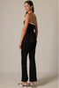 Peplum strapless top black by P. Cill
