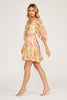Alexis belted dress multi floral by Lucy Paris