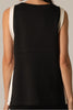 Modal contrast border sleeveless top by P. Cill