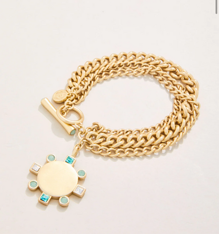 Mystic Moss Toggle Bracelet by Spartina