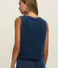 Sloane v neck denim tank in Indigo by Z Supply