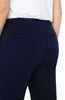 Wide leg pull on trouser cadet blue by Liverpool