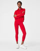 Air Essentials half zip Spanx red by Spanx