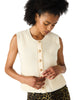 Aliya sweater vest cream by Steve Madden