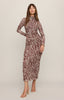 Sevilla zebra mesh midi dress by Z Supply