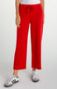 Pull on wide leg crop fire brick by Liverpool