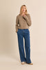 Camel cardigan mixed colors by Molly Bracken