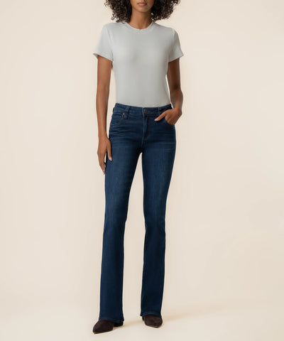 Natalie mid rise flare glamour wash by Kut from the Kloth