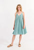 Green parva sundress by Molly Bracken