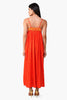 Embellished tangerine Ariel flared maxi by America & Beyond