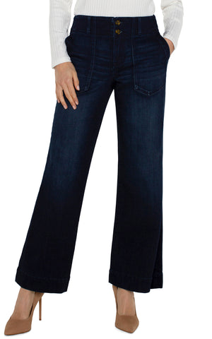 Patch pocket wide leg summit lake by Liverpool