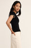 Cassis rib tee black by Z Supply