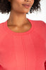 Long Sleeve Crew Neck Sweater Sunset Coral by Liverpool