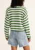 Prado stripe sweater lawn green by Z Supply