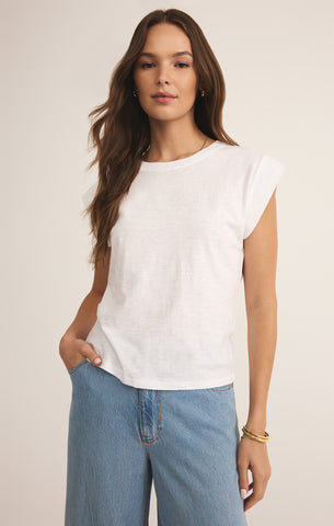 Camino slub tee white by Z Supply
