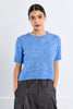 Short sleeve sweater blue mix by Molly Bracken