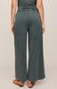 Scout jersey crop flare pant emerald cove by Z Supply