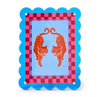 Acrylic scalloped frame by Twos Company