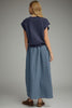 Navy sweater and gingham dress set by Entro