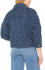 Crop easy trucker jacket laser pinhole by Liverpool