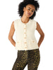 Aliya sweater vest cream by Steve Madden