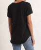 Asher v-neck tee black by Z Supply