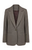 Blazer with button sleeves brown multi by Liverpool
