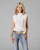 Metallic leather belt with sleek oval buckle by Amsterdam Heritage