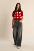 Teapot sweater red by Molly Bracken