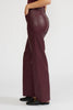 Reeve faux leather pant burgundy by Lucy Paris