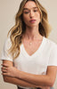 Weekdays vneck tee white by Z Supply