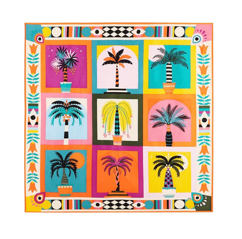 Beldi multi mini scarf by Two's Company