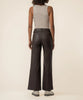 Meg high rise wide leg coated chocolate by Kut from the Kloth