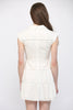 Eyelet twist front dress white by Fate
