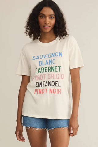 Vino boyfriend tee sea salt by Z Supply