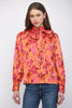Abstract print standing collar blouse by Fate