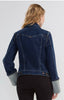 Tall cuff selvedge trucker jacket by Liverpool