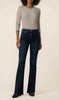Ana high rise flare wave wash by Kut from the Kloth