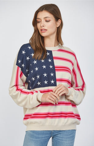 American flag sweater by Fate