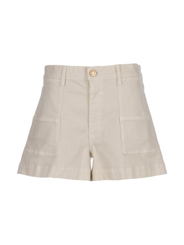 Jane high rise short with pockets ecru by Kut from the Kloth