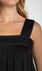 Sleeveless Woven Top with Pintuck Straps by Liverpool